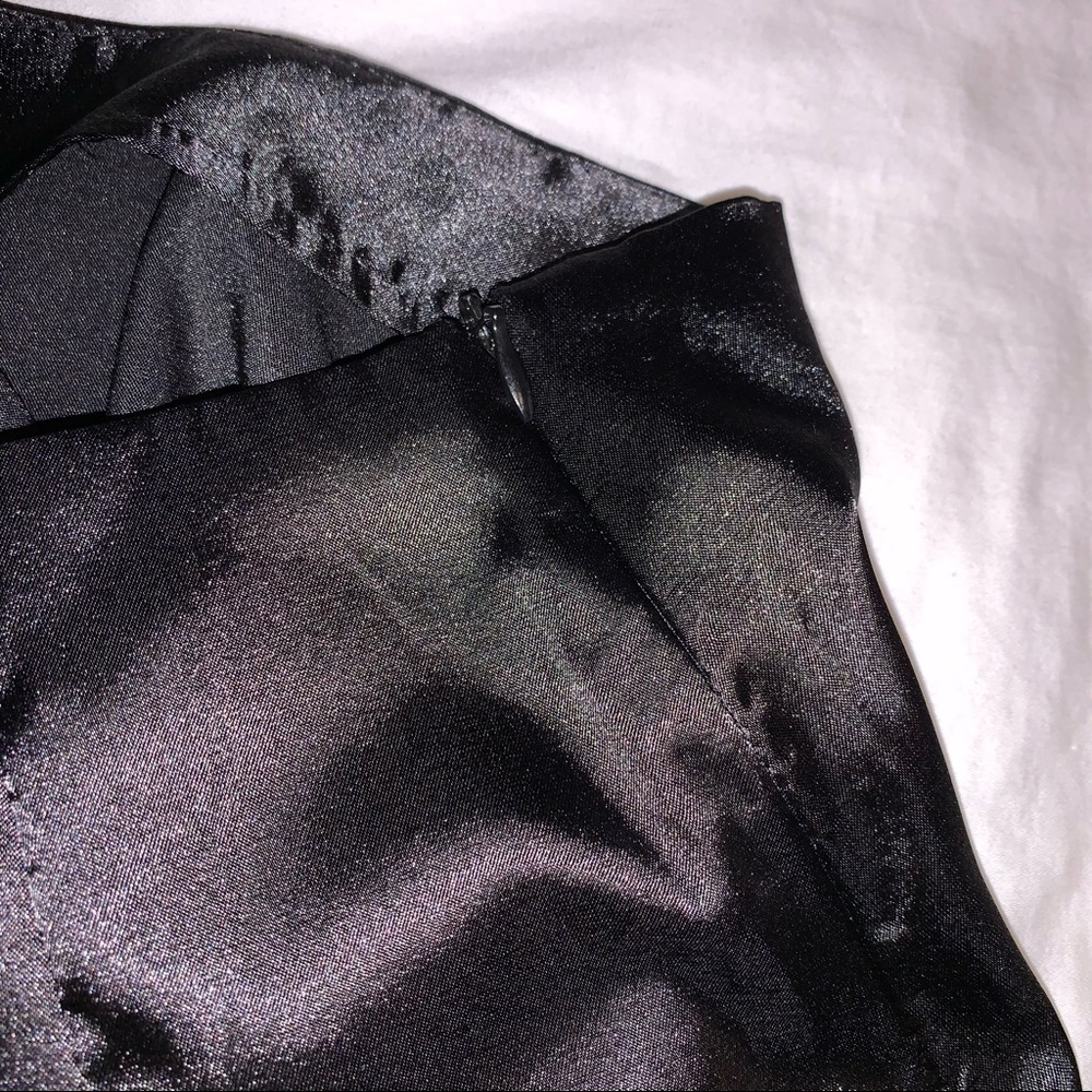 Shein Split Hem Satin Skirt - Picture 5 of 11